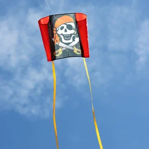 Parafoil drake Sleddy Jolly Roger 1 linors HQ Bredd 76cm