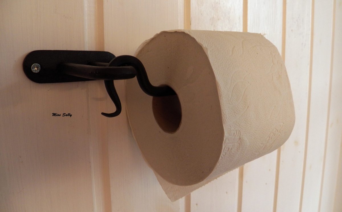 Toapappershållare gjutjärn “jättehasp” - Bild 5