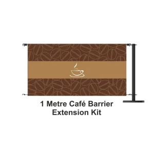 1 Meter Cafe Barrier Extension Kit