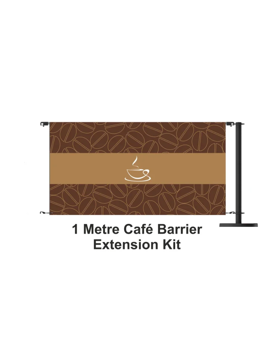 1 Meter Cafe Barrier Extension Kit - Bild 2