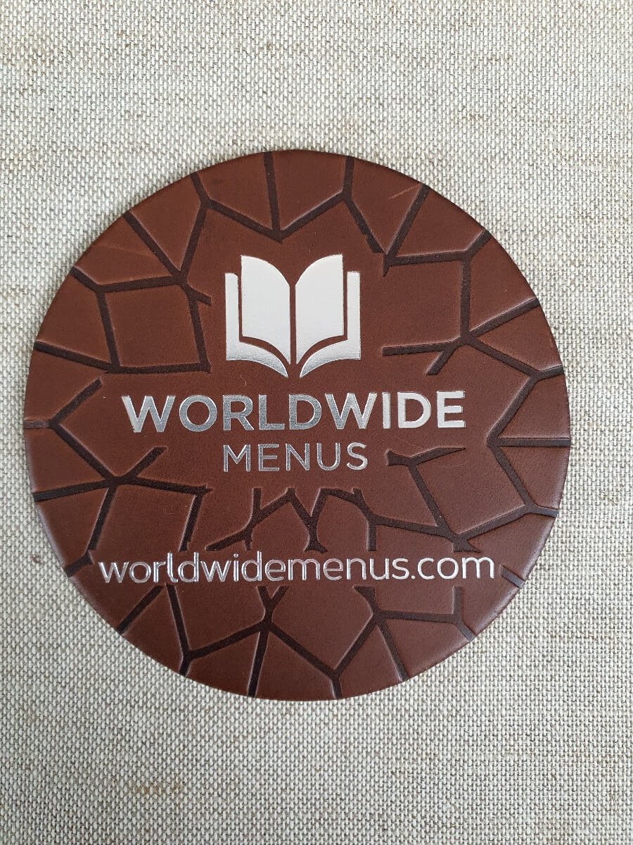 Saddle Leather 10cm Leather Coaster (Sale Item) - Bild 5