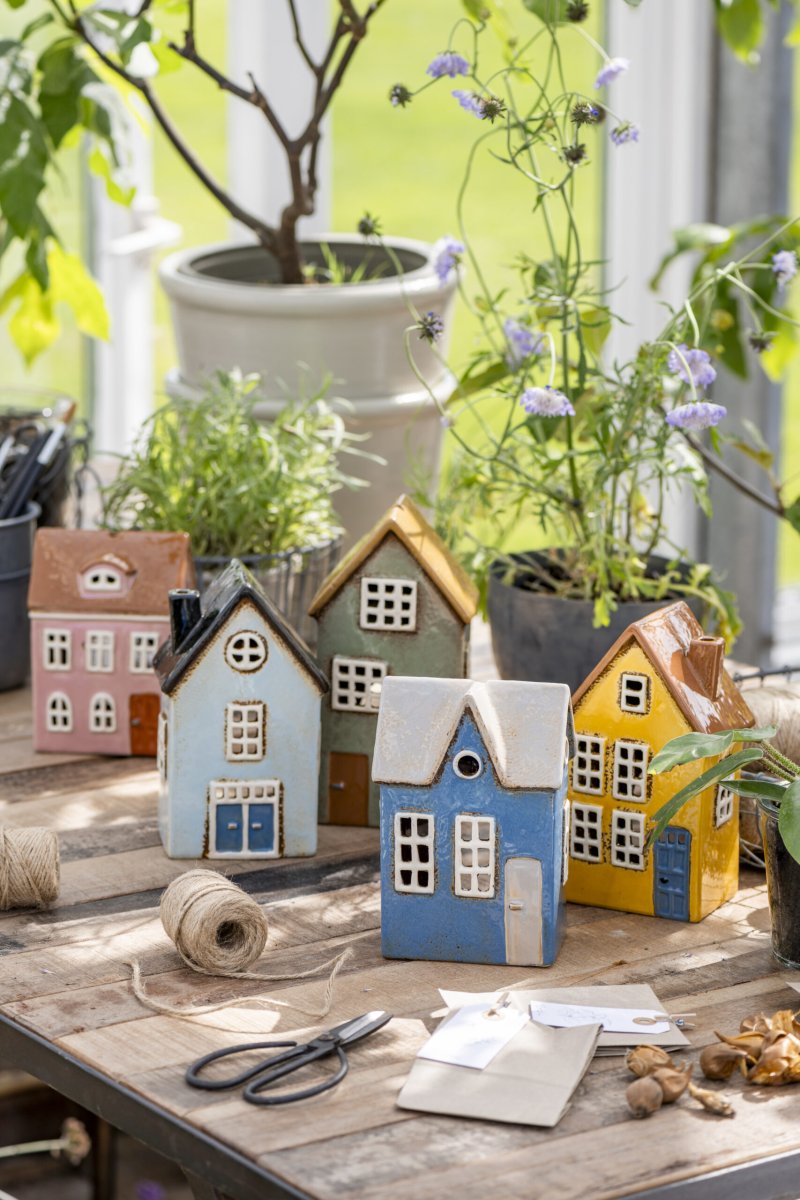 Ib Laursen Nyhavn blått hus/ljusgrått tak - Bild 4