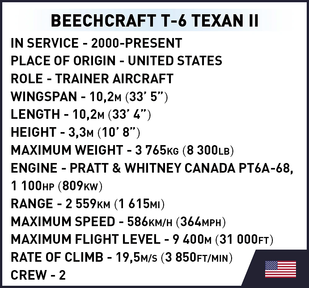 Cobi Beechcraft T-6 Texan II - Bild 5