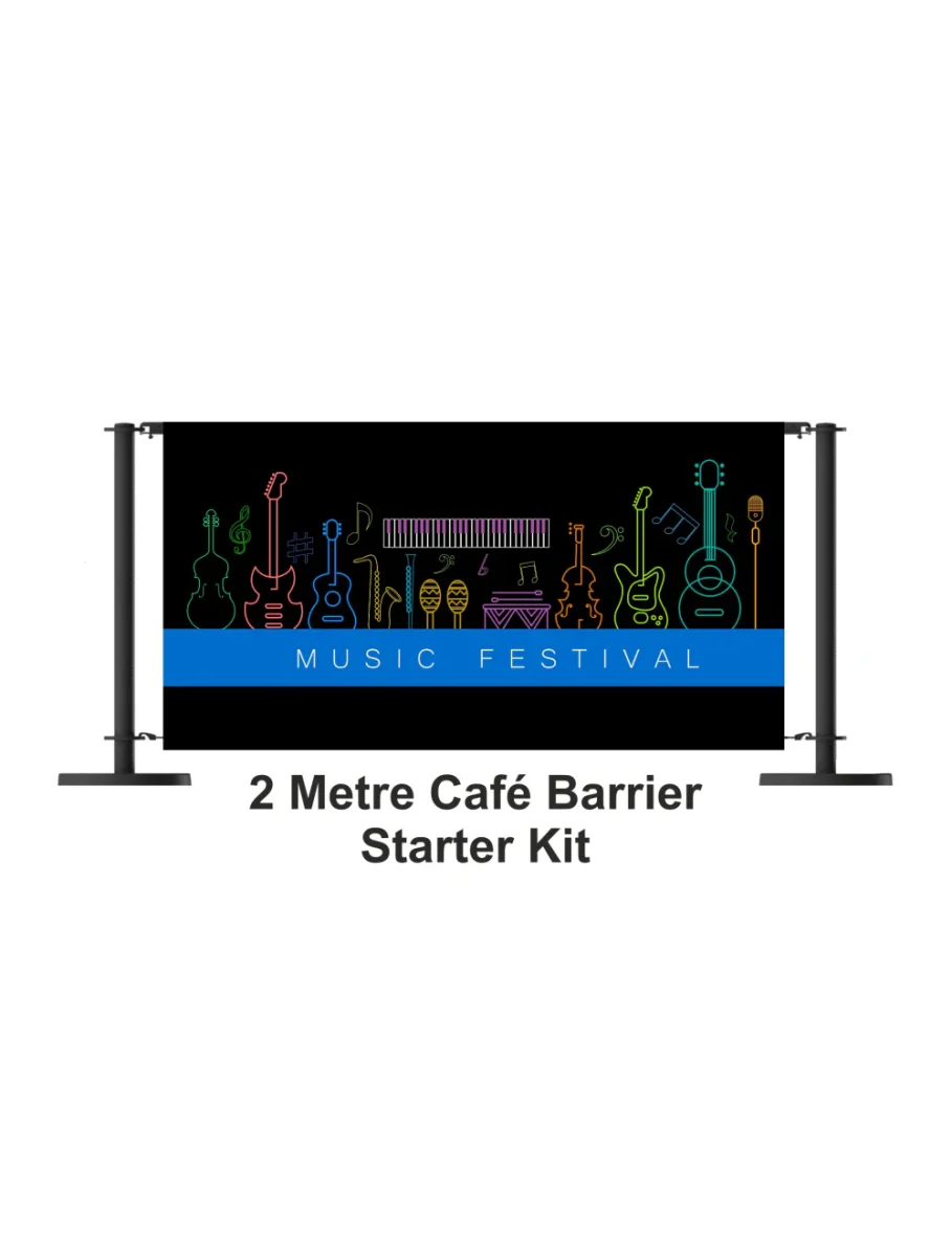 2 Meter Cafe Barrier Starter Kit - Bild 2