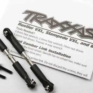 Camberstag V/H-Gängade 39mm/69mm(cc) Stål (2) -Traxxas 3644