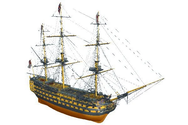 Billing Boats – HMS Victory 1:75 – Träskrov - Bild 2