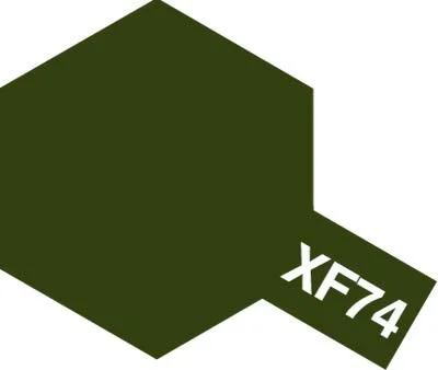 Tamiya 81774 Akryl färg XF-74 OD (JGSDF) 10ml
