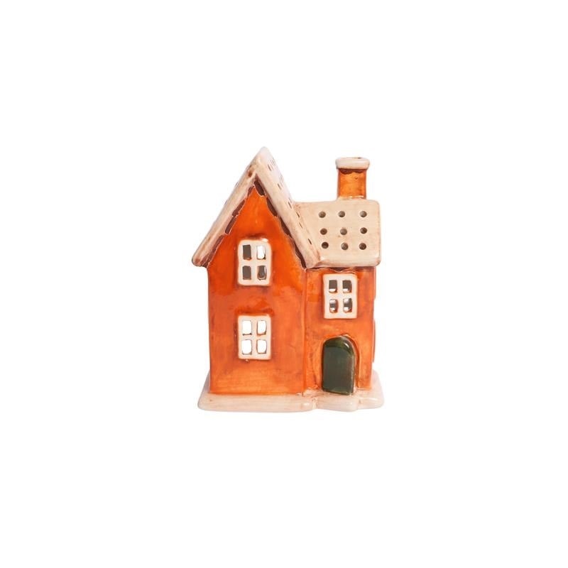 Keramik ljushus Home Orange/vit - Bild 7