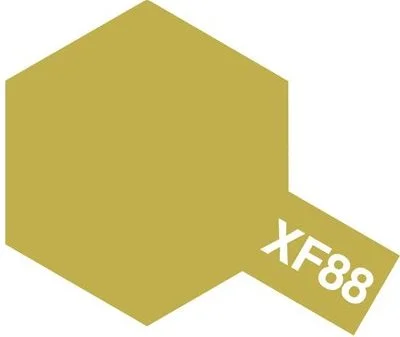 Tamiya 81788 Akryl färg XF-88 Dark Yellow 2 10ml - Bild 2