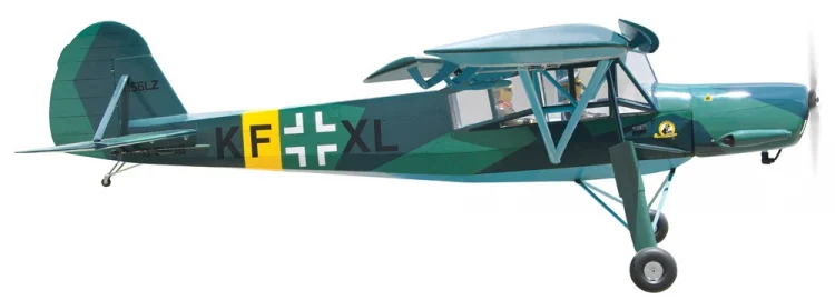 Black Horse Fieseler Fi156C Storch 2850mm 35cc Bensin ARTF - Bild 4