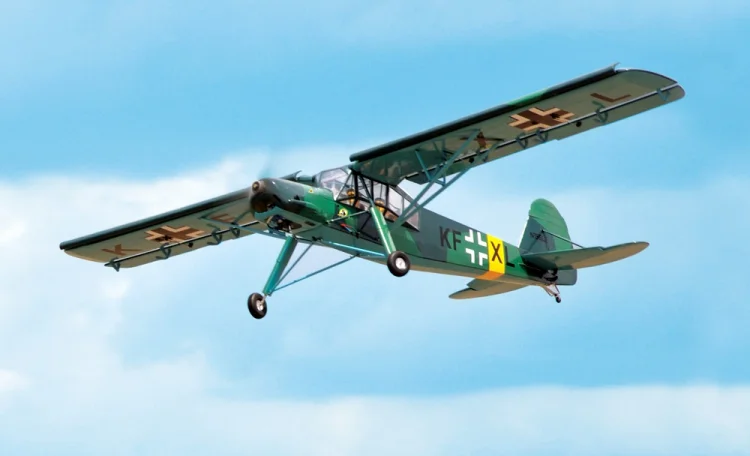 Black Horse Fieseler Fi156C Storch 2850mm 35cc Bensin ARTF - Bild 7