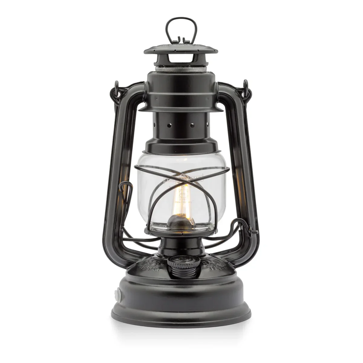 Feuerhand LED-Stormlykta 276 Mattsvart