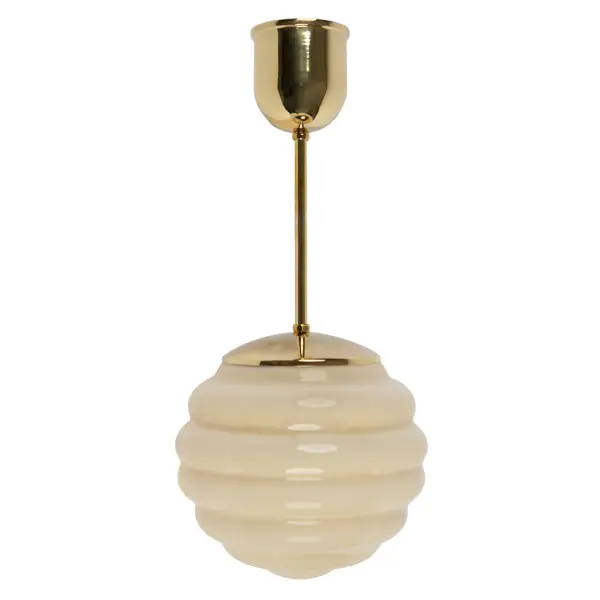 Lampa Bikupa liten, gul mässing, kort - Bild 2