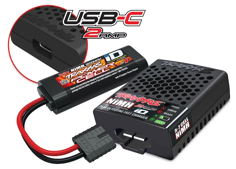 E-Revo Traxxas 1/16 4WD RTR TQ – USB-C Med Batt/Laddare - Bild 4