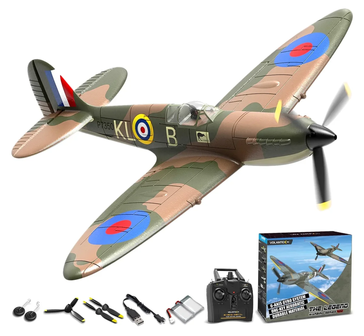 Volantex Spitfire Gyro 4-Kanals 400mm RTF - Bild 4