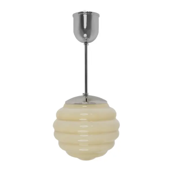 Lampa Bikupa, gul förnicklad kort - Bild 2