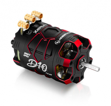 Hobbywing Motor XeRun D10 13.5T Röd Drift BL Sensored - Bild 2