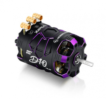 Hobbywing Motor XeRun D10 13.5T Lila Drift BL Sensored - Bild 2