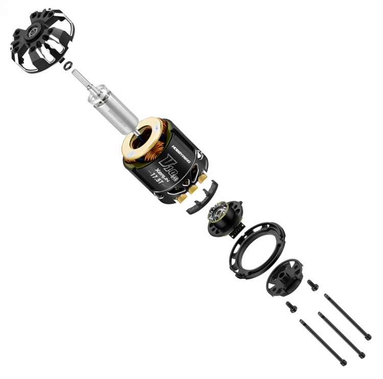 Hobbywing Motor XeRun V10 17.5T Black G4R Stock - Bild 6