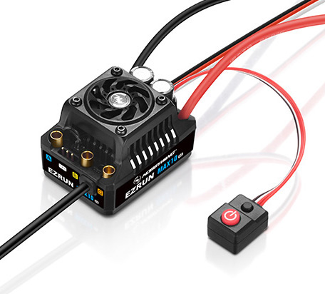 Hobbywing EzRun Combo MAX10 G2 140A – 3665SD 2400kV G3 1/10 - Bild 7