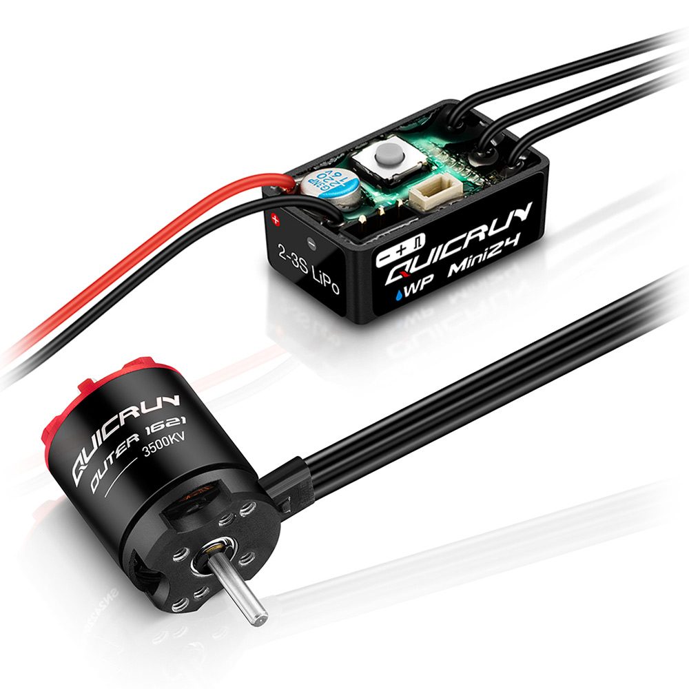 Hobbywing QuicRun Combo MINI24 – 1621SL 3500kV Crawler - Bild 3