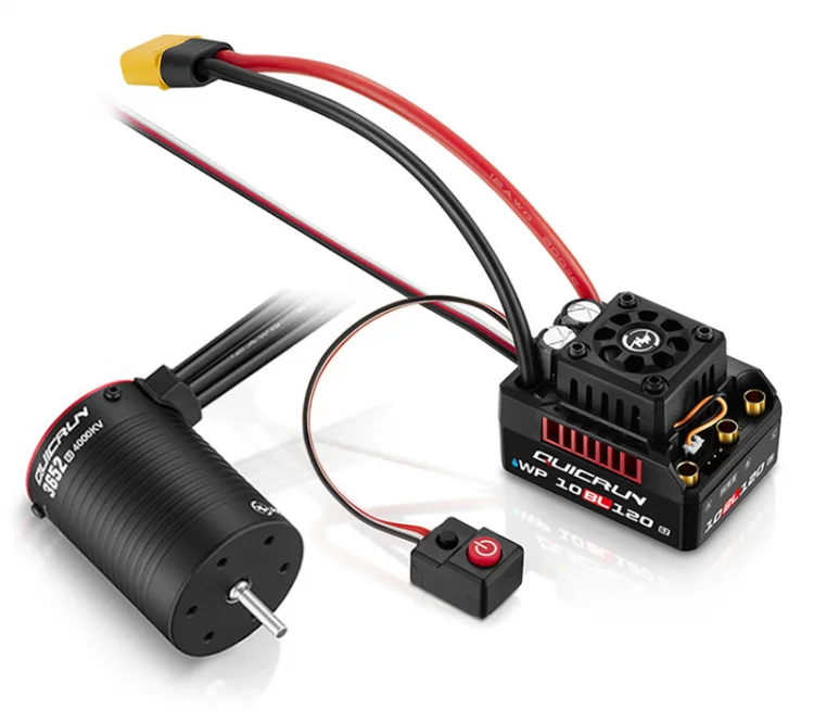 Hobbywing QuicRun Combo 10BL120 – 3652SL 3250kV G2 1/10 - Bild 3