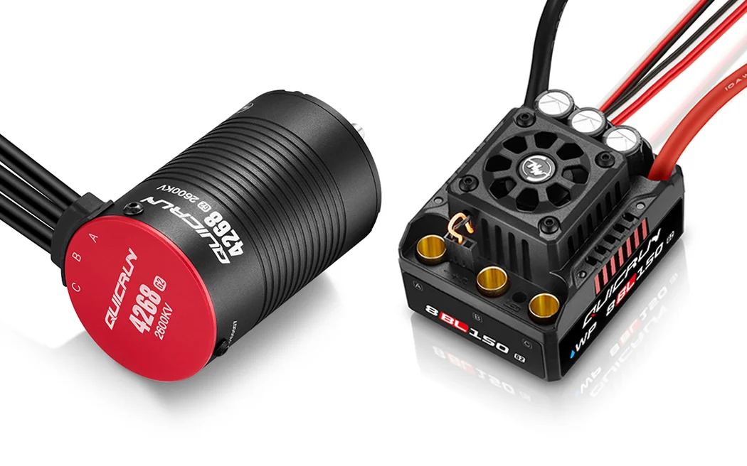 Hobbywing QuicRun Combo WP 8BL150 G2 – 4268SL 2600kV G2 - Bild 3