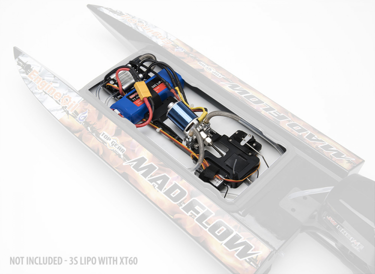 Joysway Mad Flow V3 F1 Katamaran Brushless utan ladd & batt - Bild 6