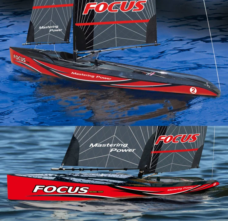 Joysway Focus V3 Segelbåt 1M RTR Röd - Bild 4