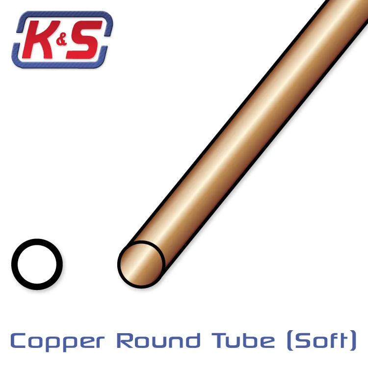 Kopparrör Böjbar 3/32”, 1/8”, 5/32” 305mm (3)