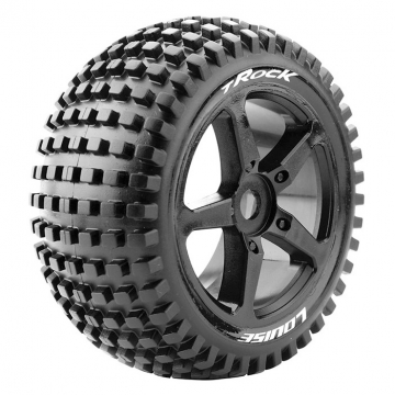 Louise T-ROCK Däck/Fälg 1/8 Truggy Soft Svart 2-pack - Bild 2