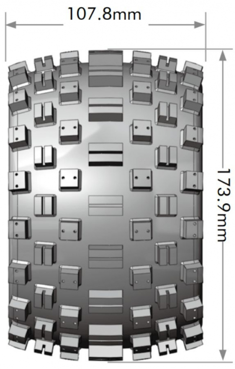 Louise MT-ROCK Däck/Fälg 3.8 Sport 2-pack - Bild 4