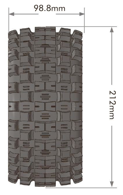 Louise X-MCROSS Däck/Fälg Kraton 8S Soft 2-pack - Bild 5