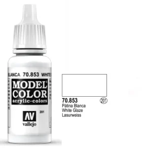Modelcolor 70853 Whhite Glaze 17ml