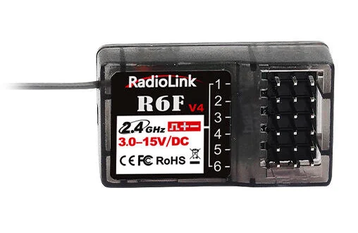 Radiolink R6F 6-kanals Mottagare – 2.4GHz