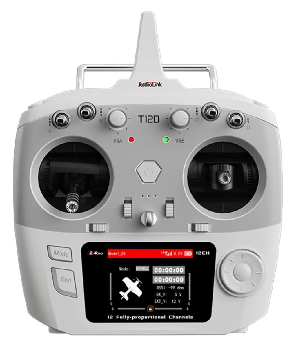 Radiolink T12D 12-kanals Sändare + 2x R12F – 2.4GHz RC System - Bild 3