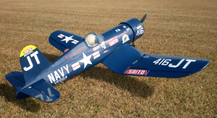 SAITO FA-120R3 20cc 4-takts 3-cyl Stjärnmotor Metanol - Bild 4