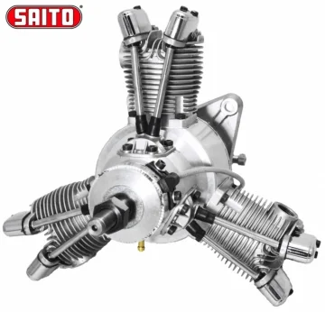 SAITO FG-60R3 60cc 4-takts 3-cyl Stjärnmotor Bensin