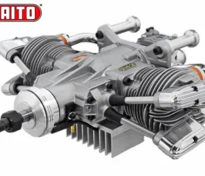 SAITO FG-61TS 61cc 4-takts Twin Bensinmotor
