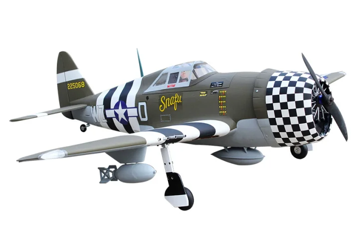 Seagull P-47G Thunderbolt ”Snafu” 160cm ARF Ellandställ