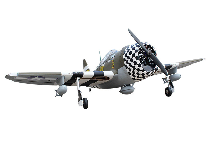 Seagull P-47G Thunderbolt ”Snafu” 160cm ARF Ellandställ - Bild 9