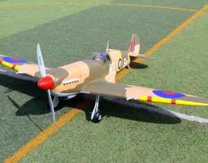 Seagull Spitfire 2195mm 50-55cc Gas El-Landställ ARF