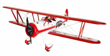 Seagull Red Baron Pizza Squadron Stearman 20cc Gas ARF - Bild 2