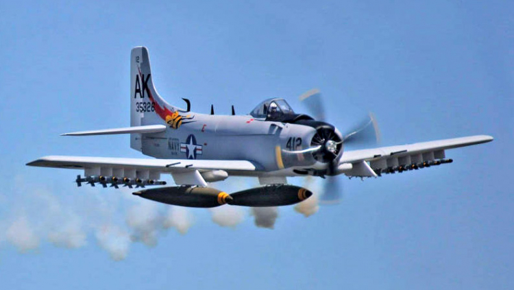 Seagull Skyraider Grå 35-60cc Bensin 2.15m ARF - Bild 4