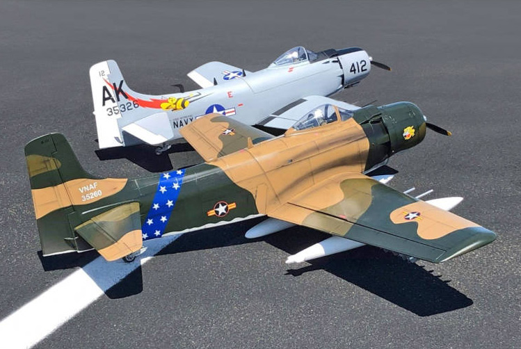 Seagull Skyraider Grå 35-60cc Bensin 2.15m ARF - Bild 5