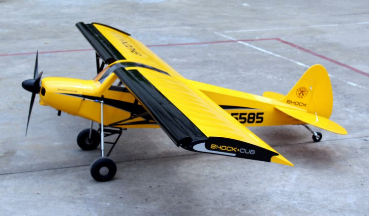 Seagull Shock Cub 35-55cc ARF 2.59m Gul - Bild 6