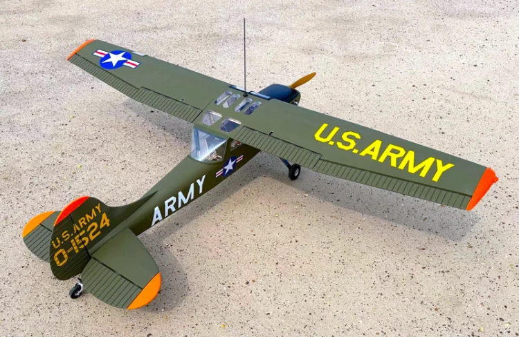 Seagull Cessna L-19A Bird Dog 2502mm 35-40cc - Bild 3