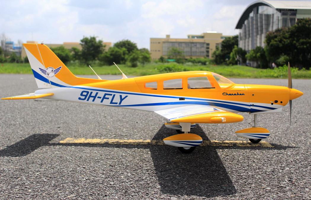 Seagull Piper Cherokee 153cm 10-15cc Gul ARF - Bild 5