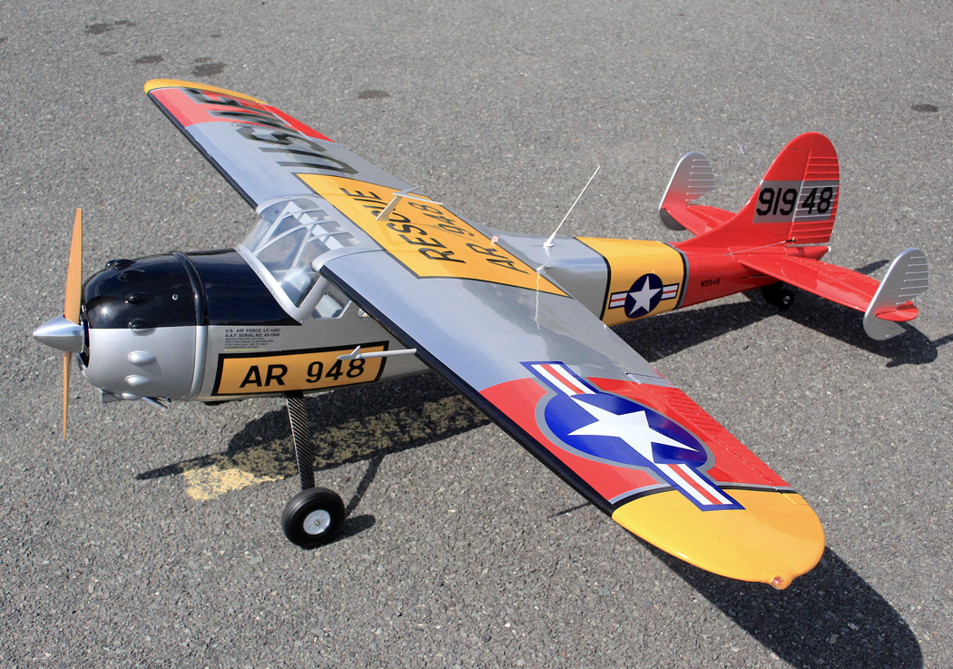 Seagull Cessna 195 USAF 229cm 35-50cc Gas ARF - Bild 3