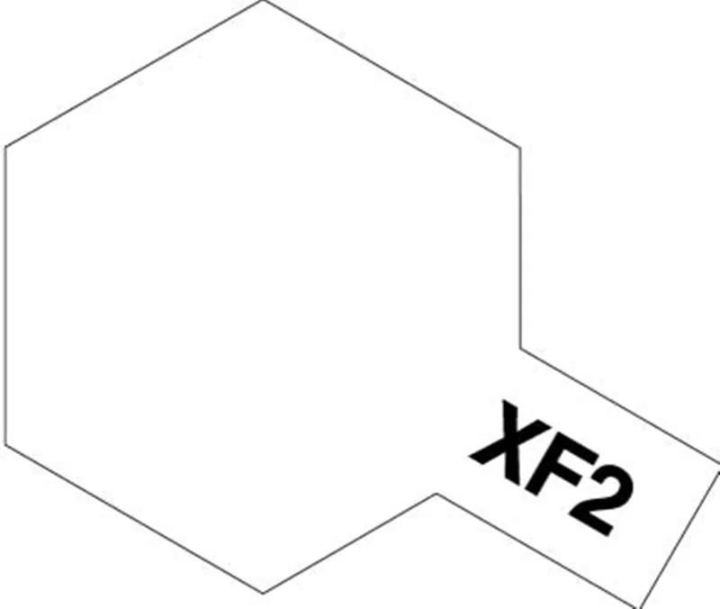 Tamiya 81702 Akryl färg XF-2 Flat White 10ml - Bild 2